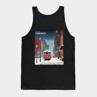 Toronto Canada Starry Night Vintage Poster Tourism Tank Top